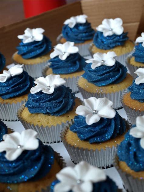 Cupcakes De Boda Azul Claro