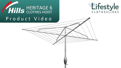 Hills Hoist Heritage Rotary Clothes Hoist Product Video Youtube