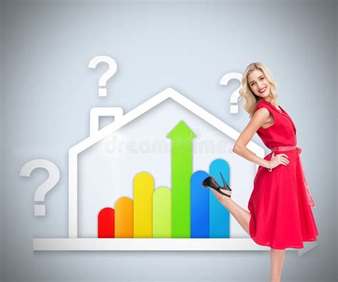 Smiling Blonde Standing Hands On Hips Stock Illustration Illustration