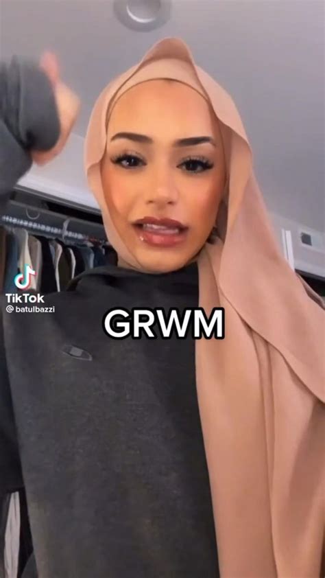 Batul Bazzi Tik Tok GRWM Hijab Fashion Muslim Fashion Modest Fashion