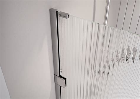 Reeded Ribbed Fluted Glass Shower Screen Panels