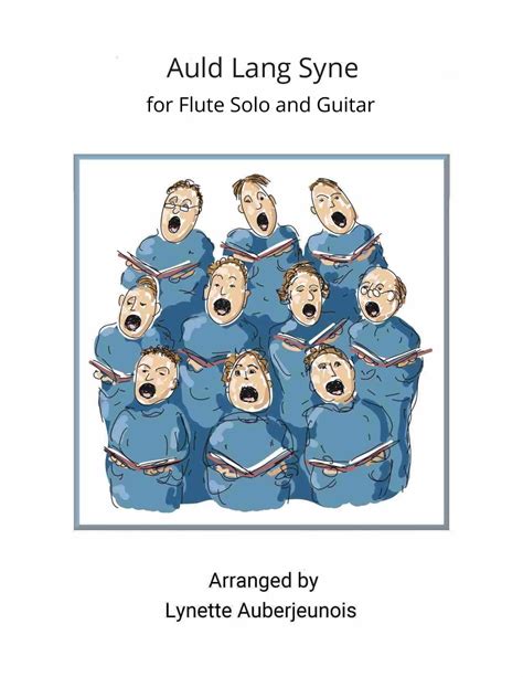 Auld Lang Syne Flute Solo With Guitar Chords Arr Lynette Auberjeunois Sheet Music