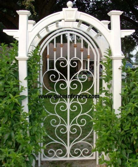 Garden Gates-Walk Thru Gates-Wrought Iron or Aluminum Garden Pedestrian Gates