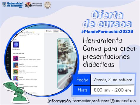 Capacitación en Herramienta Canva para crear presentaciones didácticas