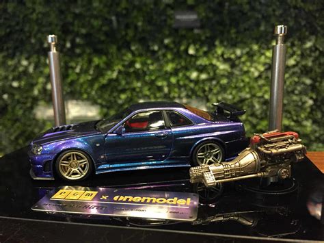 1 43 PGM Nissan Skyline GT R R34 Nismo Z Tune ChameleonMGM Max Gear