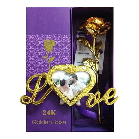 24K Gold Rose with Gift Box and Carry Bag - Gifts Byte - Gifts Byte