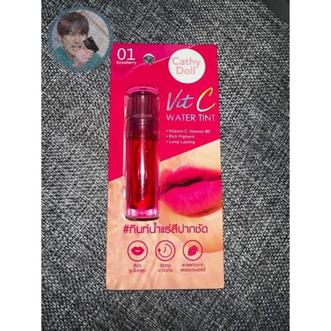 Jual Cathy Doll Vit C Water Tint Thailand Liptint Lipstik Shopee