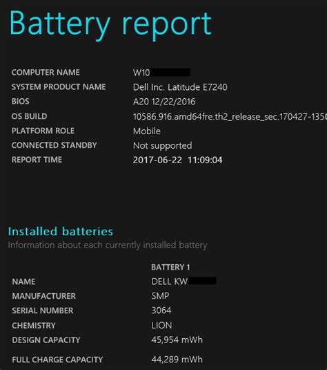 How To Generate Battery Report Using The Powercfg Command Dell Vietnam