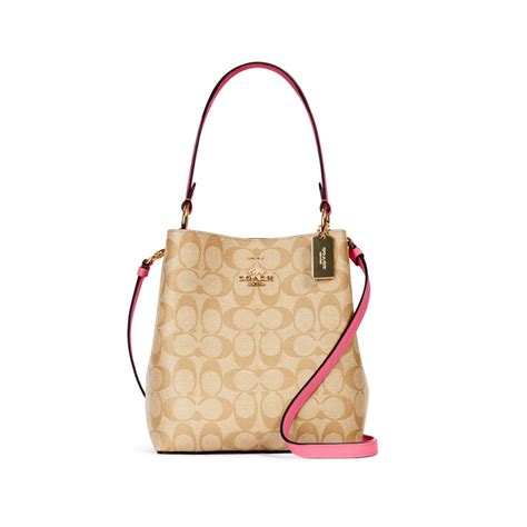 COACH 2312 SMALL TOWN BUCKET BAG IN SIGNATURE CANVAS IMSQ1 2312IMSQ1