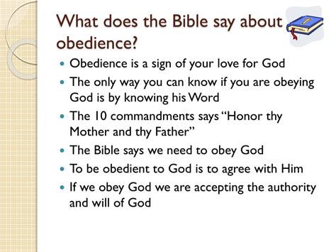 PPT - Obedience PowerPoint Presentation, free download - ID:2651181
