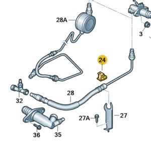 Van Parts Direct Vw Transporter Clip For Clutch Slave Pipe