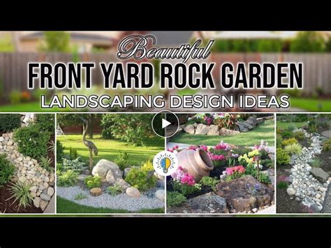 Beautiful Front Yard Rock Garden Landscaping Design Ideas