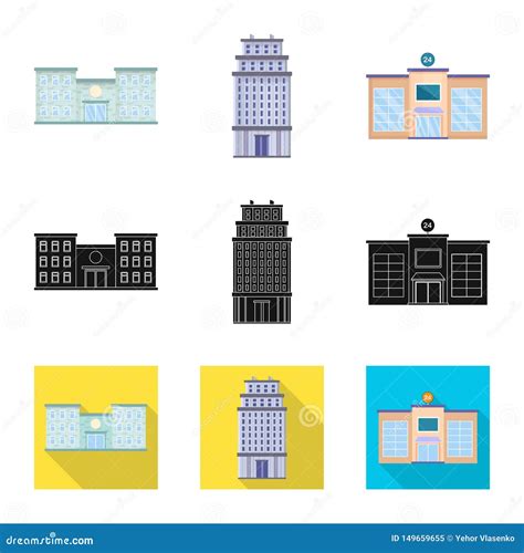 Ejemplo Del Vector Del Logotipo Municipal Y De Centro Colecci N De