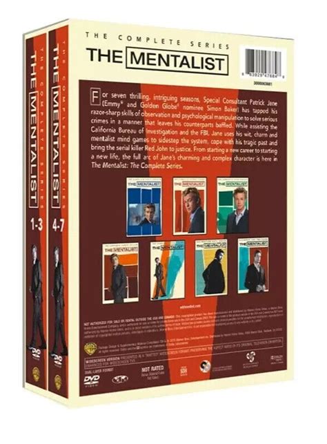 The Mentalist The Complete Series Season 1 7 DVD 34 Disc Box Set