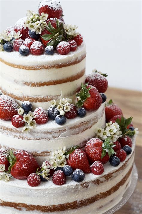 Naked Cake Mit Beeren Artofit