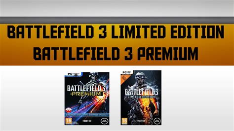 Unboxing Battlefield 3 Limited Edition And Battlefield 3 Premium Youtube