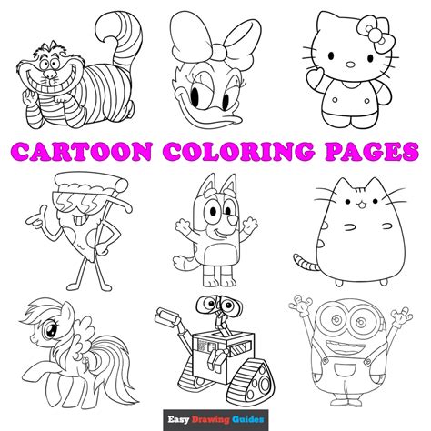 Free Printable Cartoon Coloring Pages for Kids