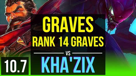 Graves Vs Kha Zix Jungle Rank Graves Kda Br Challenger