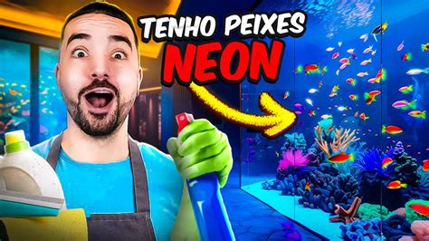 FIZ um AQUARIO de PEIXES NEON e abri uma EXPOSIÇÃO YouTube