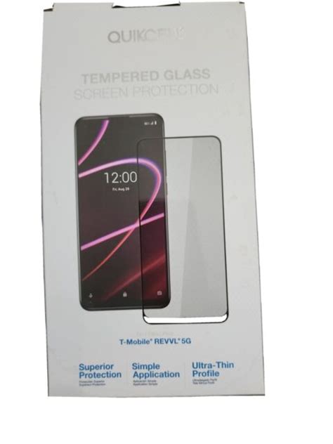 T Mobile Revvl G Quikcell Ultra Thin Open Tempered Glass Screen