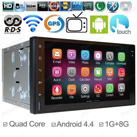 OBD DVR Glonass Multimedia Quad Core Para Android Universal 2 Din Coche