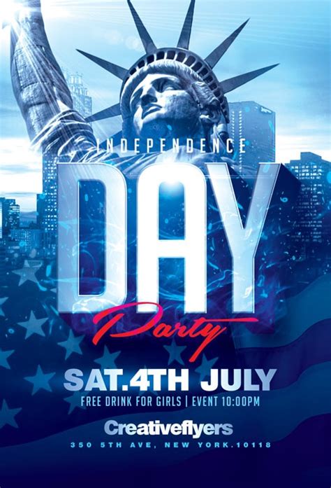 Independence Day Flyer Template Creativeflyers