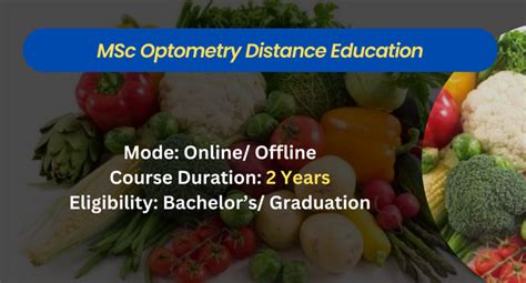 Msc Optometry Distance Education Admission 2024 Apply Now For Online