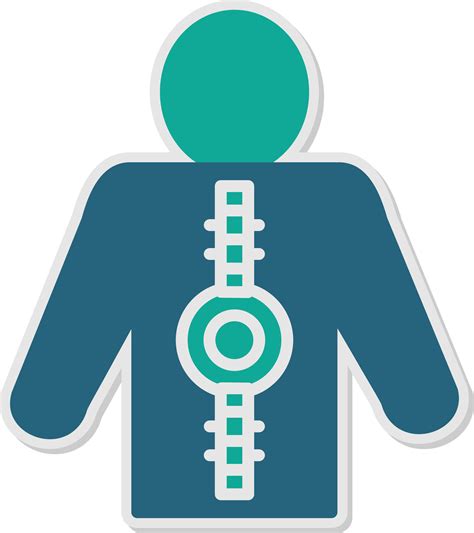 Spinal Cord Sticker Icon 47499572 Vector Art At Vecteezy