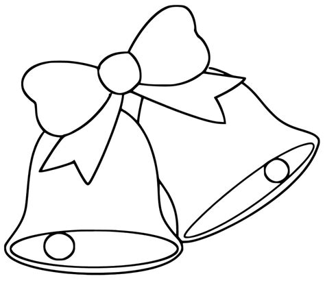 Christmas Bell Printable Coloring Page Free Printable Coloring Pages