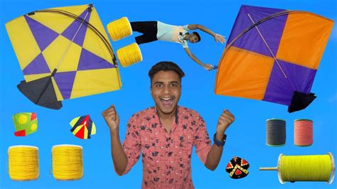 Kite Flying On Sunday Kite Intresting Vlog On Flying Kites In Blue Sky