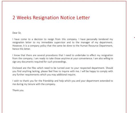 14 Best Resignation Letter Templates And Formats Word Excel Fomats