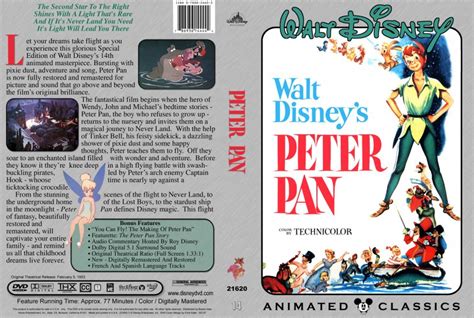 Peter Pan - Movie DVD Custom Covers - 211PeterPan cstmMC hires :: DVD ...