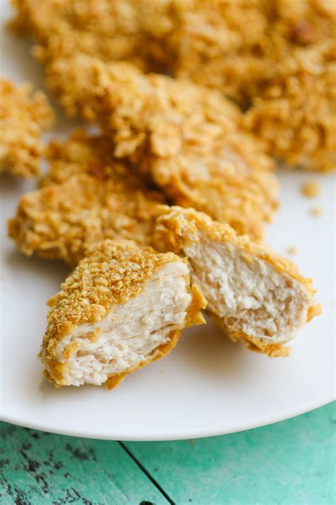 Crunchy Oven Baked Chicken Nuggets With Honey Mustard Sauce