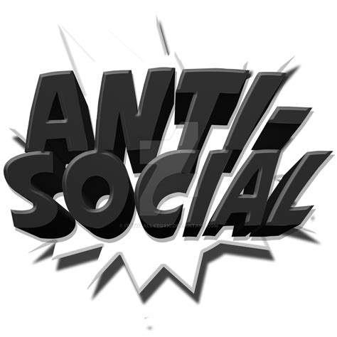 Anti-Social - Logo (Shirt, Stickers, And More) by ItsTotallyToxic on ...