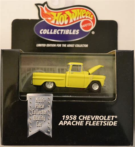 Hot Wheels Compatible 1958 Chevrolet Apache Fleetside Yellow HW Limited