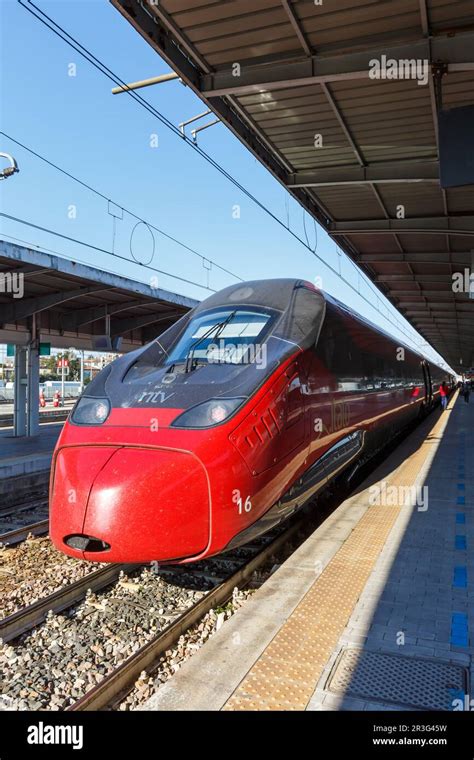 Italo ETR 675 Pendolino high speed train of Nuovo Trasporto Viaggiatori ...