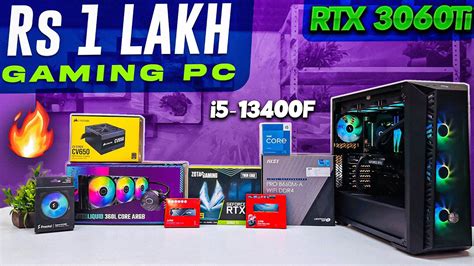 Rs 1 Lakh Gaming Pc Build 2023 Rtx 3060 Ti And Intel Core I5 13400f 🔥 Youtube