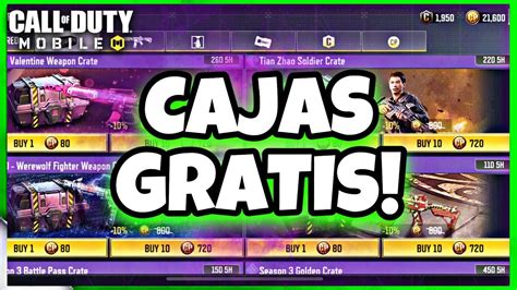 Abriendo Cajas Gratis En Cod Mobile Call Of Duty Mobile Espa Ol