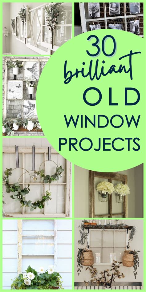 40 Brilliant Ways To Use Old Windows In Your Home Old Window Decor Old Window Projects