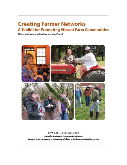 Wsu Extension Publications Creating Farmer Networks A Toolkit For Promoting Vibrant Farm