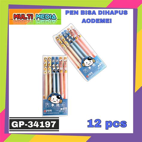 Pen Bisa Dihapus Aodemei Erasable Pen Odemei 12 Pcs Lazada Indonesia