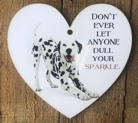 10cm Heart Dalmatian · Cutout Creations