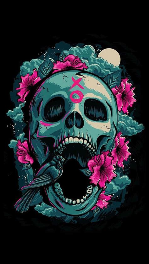 Skull Tablet Wallpapers Top Free Skull Tablet Backgrounds