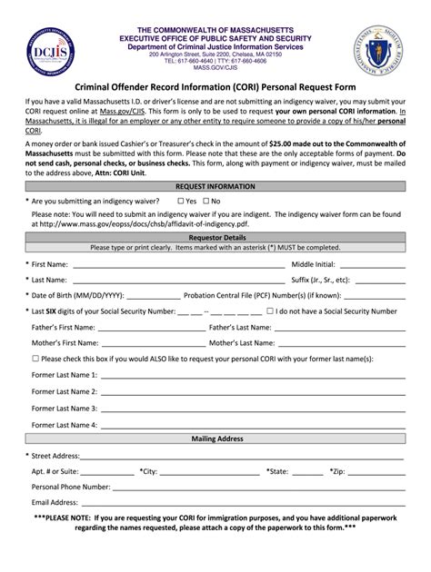 MA Legal Help Know Your Cori Rights 2018 2021 Fill And Sign Printable