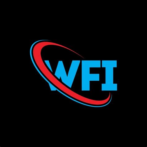 premium vector wfi logo wfi letter wfi letter logo design initials