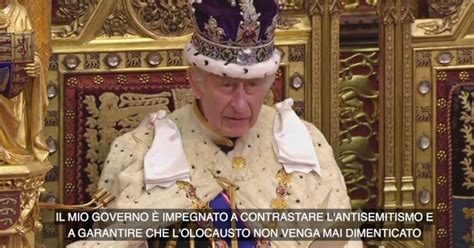 Carlo III Il Primo Discorso In Parlamento Da Re