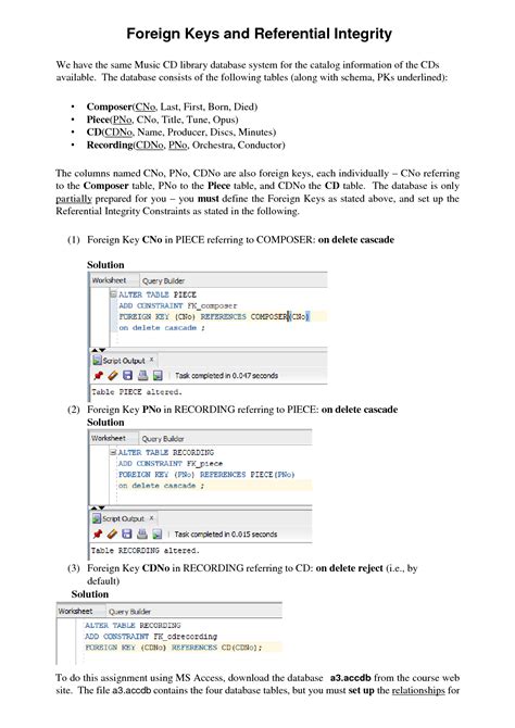 SOLUTION Referential Integrity Dbms Solution Studypool