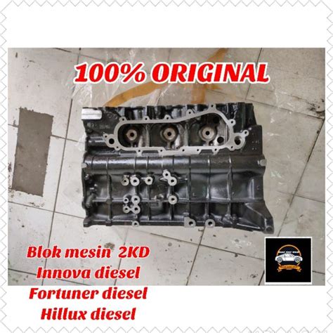 Jual Blok Mesin Innova Diesel Fortuner Diesel Hilux 2kd Diesel Original