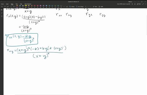 Solved Find All Second Order Partial Derivatives For The Following R X