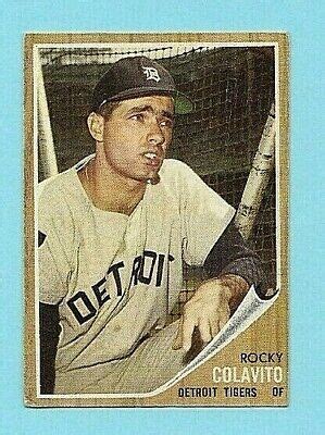 Topps Baseball Rocky Colavito Ebay